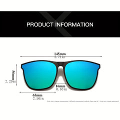 Polarized Rimless Sunglasses Stylish UV Protection Eyeglasses