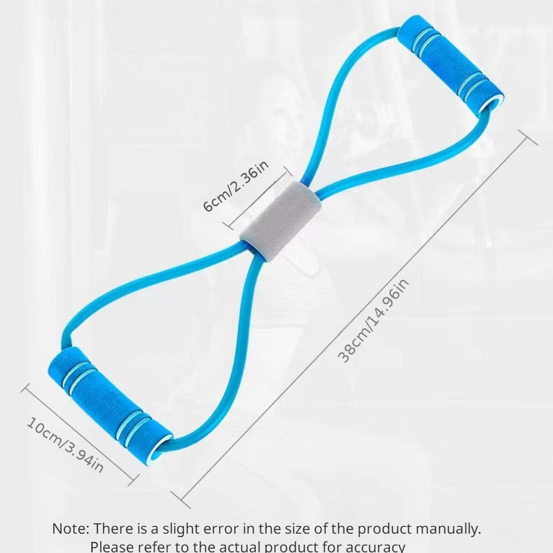 8 Shaped Puller Back Training Elastic Rope for Yoga Fitness Exercise