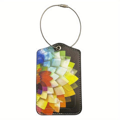 Unique Pattern Luggage Tag - Portable Travel Accessory