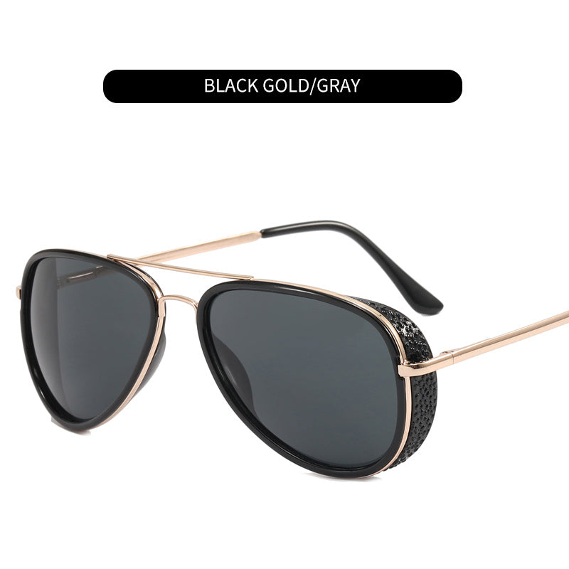 Multicolor Men's Double Bridge UV Blocking Sunglasses