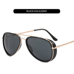 Multicolor Men's Double Bridge UV Blocking Sunglasses