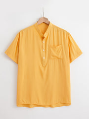 Men's Short Sleeve Leisure Shirt for Spring & Summer