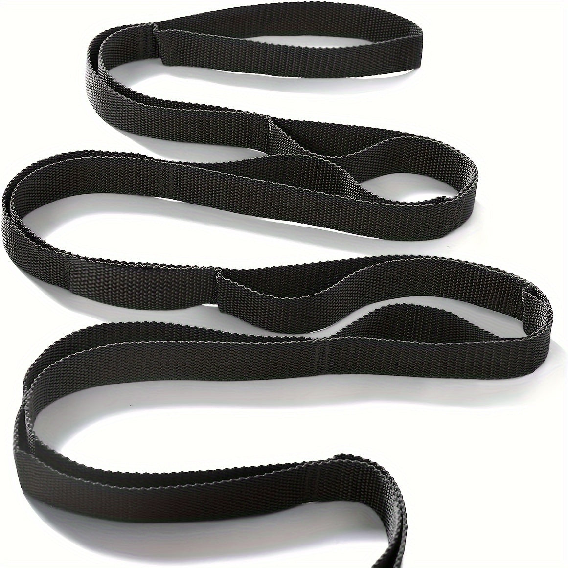 10 Loops Yoga Stretching Strap Non Elastic Resistance Bands