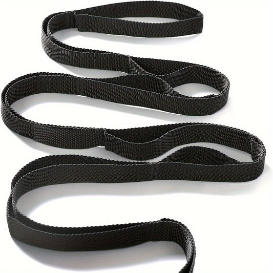 10 Loops Yoga Stretching Strap Non Elastic Resistance Bands