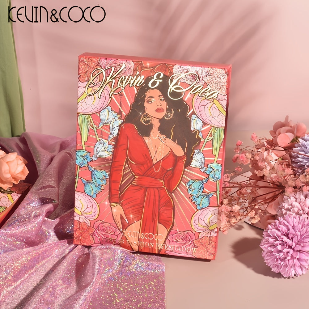 117 Eyeshadow Palette Pearly & Matte Bright Earth Rotating Four-layer