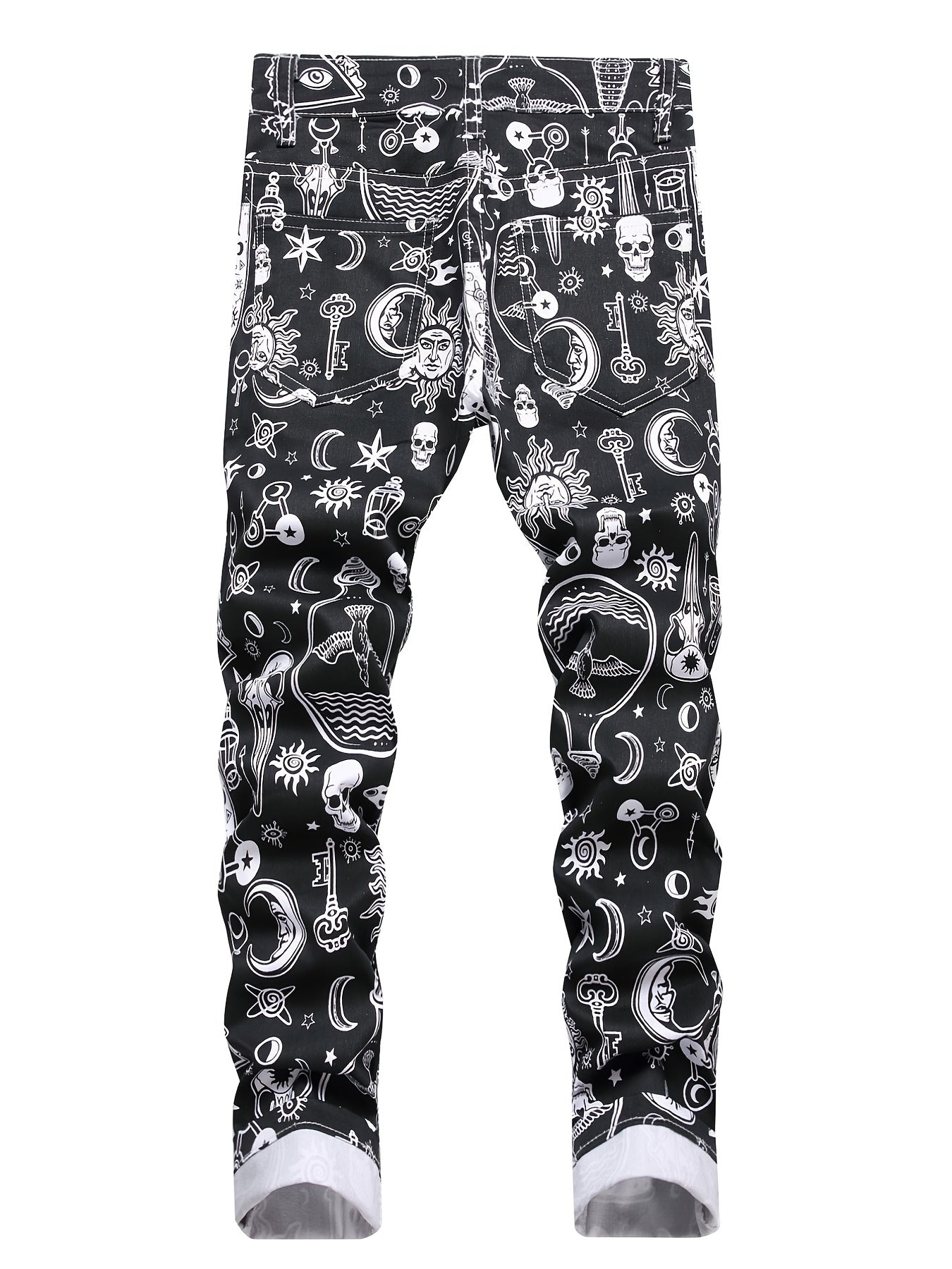 Children's Wild Style Active Long Pants Colorful Graphic Jeans Summer Kids