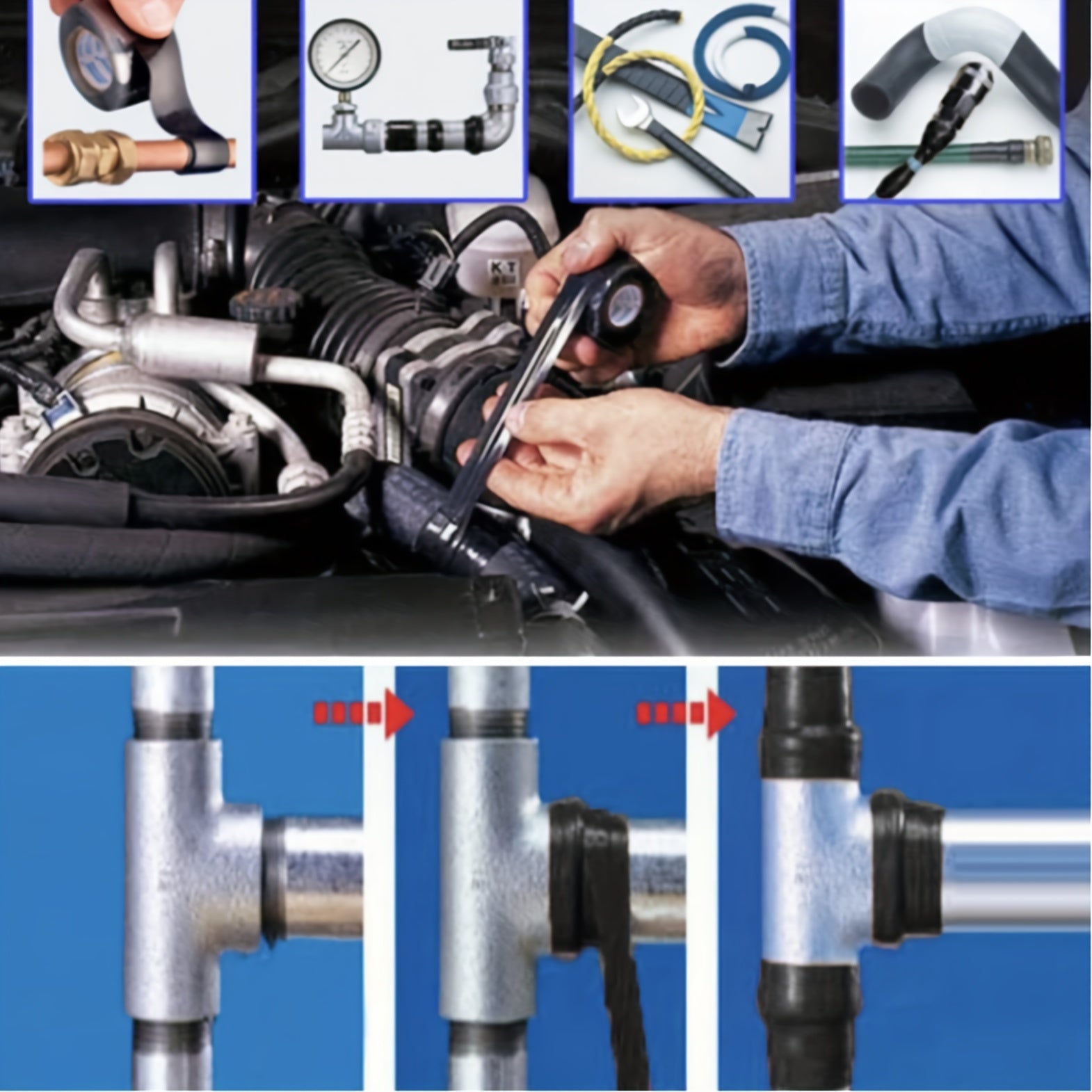 Waterproof Fiber Tape: Stop Leaks & Repair Pipes