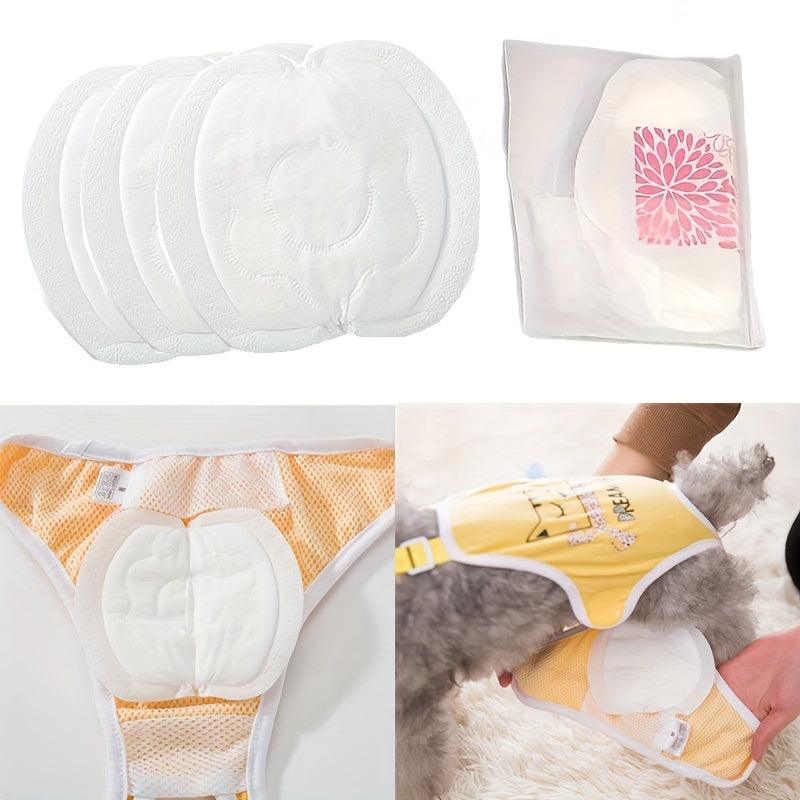 30 Disposable Dog Diaper Pads Male Female Dogs Absorbent Leak Proof S