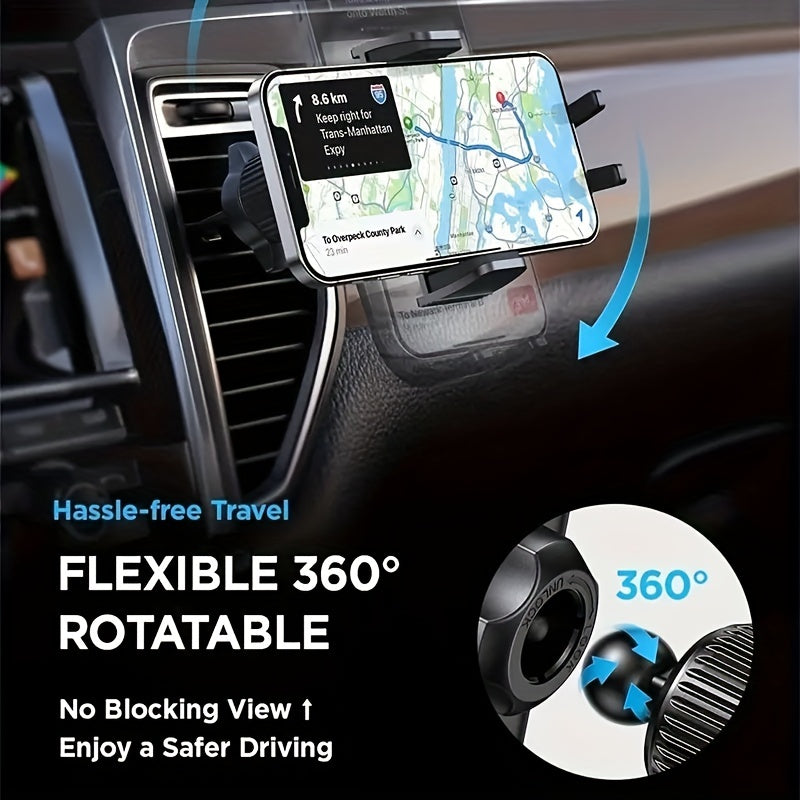 Gravit Car Phone Holder 360 Rotation Air Vent Mount Hook Stand