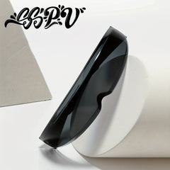 Men's Future Tech Sense Sunglasses One-lens Cosplay Cyberpunk Glasses