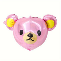 4D Animal Head Aluminum Film Balloon Birthday Party Decoration - Bear Balloon
