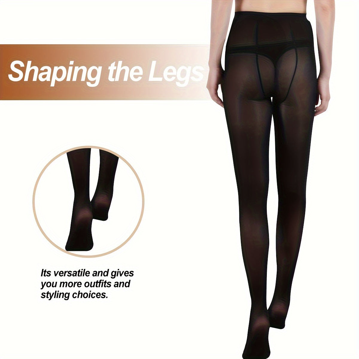 2 Pairs 8 15mmHg Compression Pantyhose Size Up