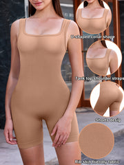 Quick Drying Sleeveless Bodysuit Sports Fitness Yoga Running Jumpsuit