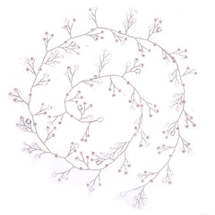 Crystal Bride Wedding Hair Vine Silver Pearl Bridal Headband