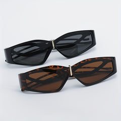 Y2K Geometric Tortoiseshell Sunglasses UV400