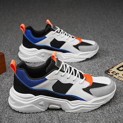 Men's Breathable Mesh Lace Up Sneakers