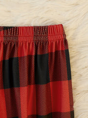 3 Pcs Plaid Christmas Sleep Pants Women's Sleepwear
