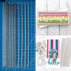 Slim Stripes Metal Cutting Dies for DIY Album Paper Card Scrapbook Decor
