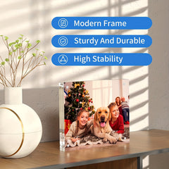 Acrylic Picture Frame 10x16 Clear Double Sided Photo Display