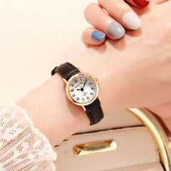 Girls Quartz Watches with Leather Strap