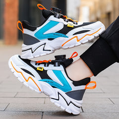 Unisex Kid's Chunky Shoes Soft Sole Sneakers For Outdoor Activities