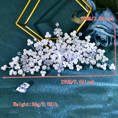 Vintage Beaded Bridal Headband Crystal & Gemstone for Weddings Prom