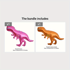 Large Dinosaur Decoration Balloons, T-Rex Balloons, Party & Holiday Decorations