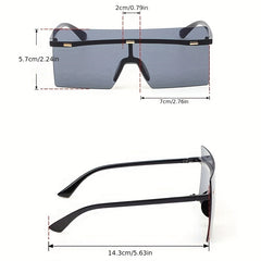 Oversized Frame All in one Frame Sunglasses