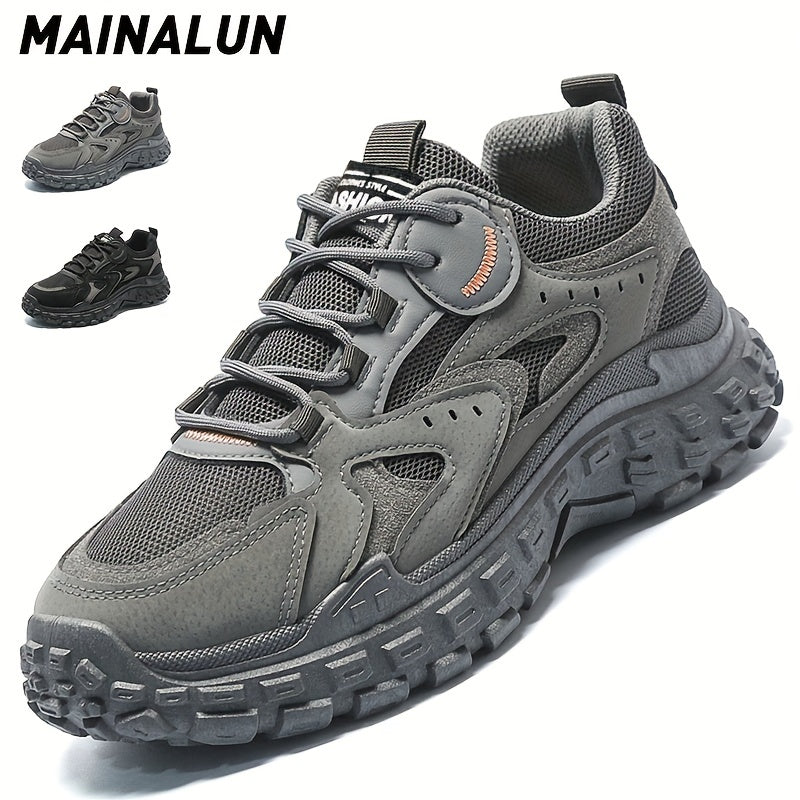 Men's Chunky Sneakers Lace Up Elevator Shoes