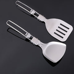 304 Stainless Steel Cutlery Set Portable Folding Kitchenware