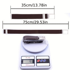 Kids Elastic Solid Pants Belt Adjustable Length Belt