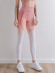 Gradient Butt Lifting Yoga Pants Stretch Leggings Women's Activewear