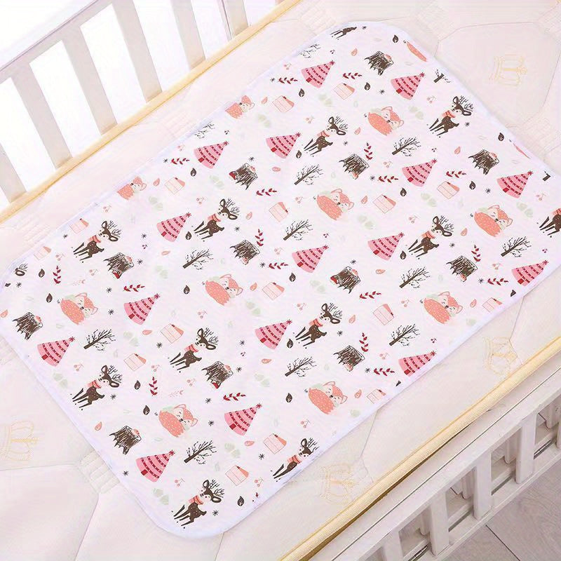 Baby Cotton Urine Pad Diaper Pad Washable Anti-slip Breathable Newborn Supplies