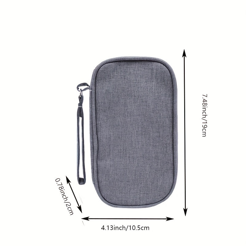 Portable Cable Storage Bag Electronics Organizer Earphone Bag