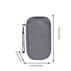 Portable Cable Storage Bag Electronics Organizer Earphone Bag