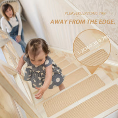 1pc Non Slip Carpet Stair Treads Non Skid Safety Rug Slip Resistant Indoor