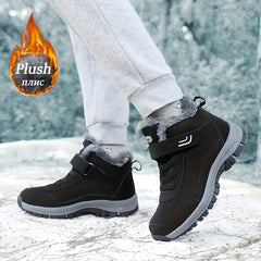 Women's Non-slip Thickened Walking Hiking Shoes - Warm Snow Shoes