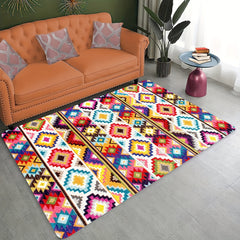 Persian Anti Fatigue Kitchen Mat Vintage Boho Anti Slip Polyester Carpet