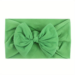 Bowknot Headband Solid Hair Accessory For Baby Girls