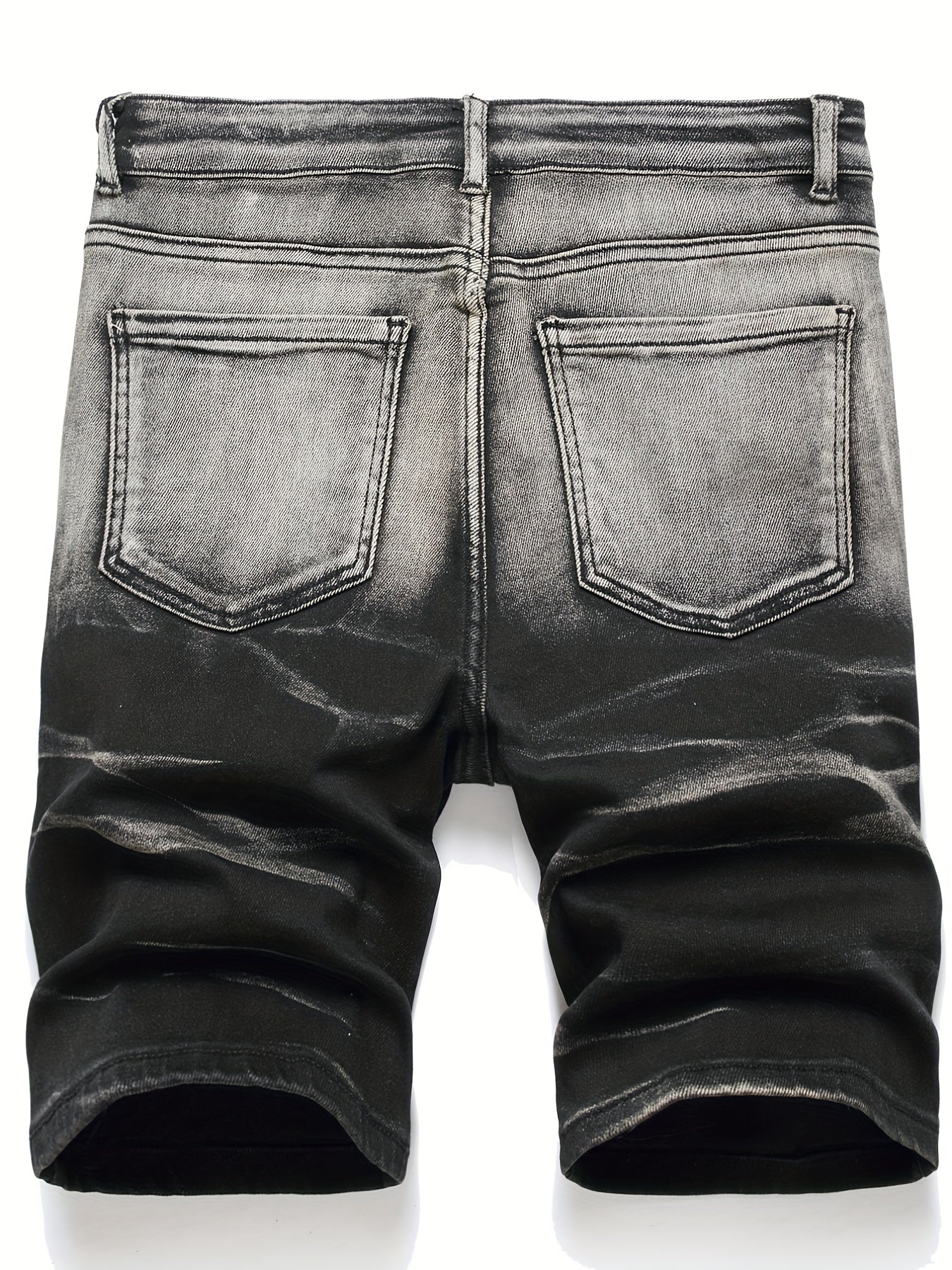 Vintage Style Distressed Denim Shorts for Summer