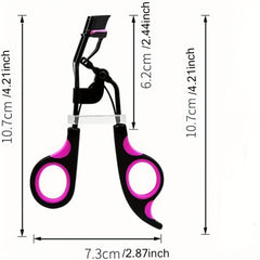 Eyelash Curler and Eyebrow Brush Kit - Lash Curler, Mascara Brushes