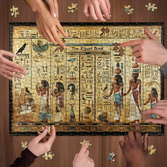 1000pc Egyptian Murals Jigsaw Puzzle - DIY Wooden Crafts Home Decor