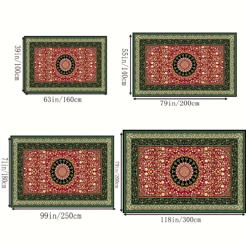Boho Anti Fatigue Kitchen Rugs Soft Faux Sheepskin Floor Carpet Mat