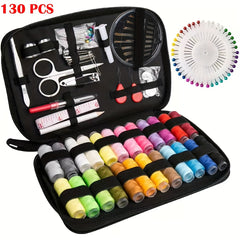 68 98 130pcs Sewing Kit With Case Portable Sewing Supplies For Home Traveler