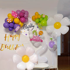 5pcs Daisy Sunflower Balloons Party Wedding Decoration