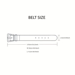 Heart Pin Buckle PU Belt for Women