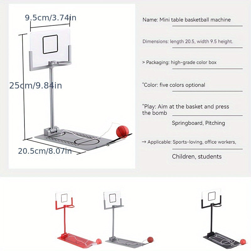 Desktop Basketball Office Toy Foldable Storage & Portable Party Toy