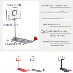 Desktop Basketball Office Toy Foldable Storage & Portable Party Toy