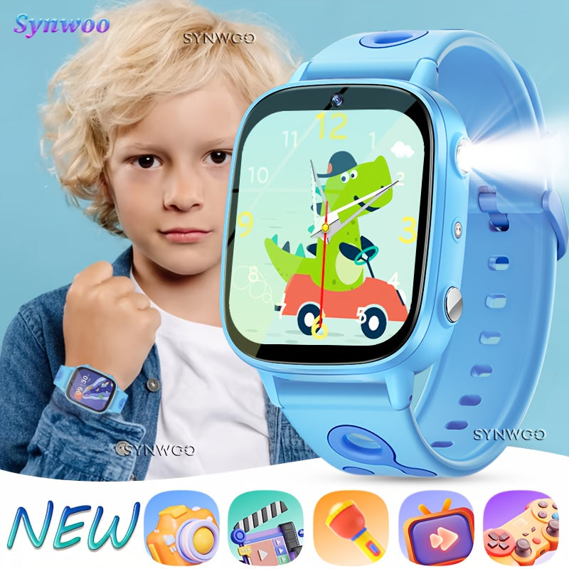 Synwoo Kids Smartwatch Games Music Pedometer Tracker Torch MP3 Player
