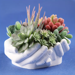 Candle Tray Silicone Mold DIY Hand Dish Flower Pot Resin Storage Box Craft